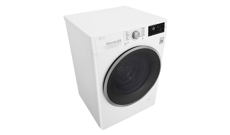 LG Lave-linge 9 KG | 6 Motion Direct Drive™ | A+++(-30%) | Smart Diagnosis™ | Moteur Direct Drive™ garanti 10 ans , LG F94J61WH