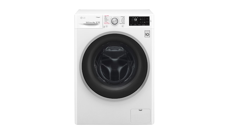 LG Lave-linge 9 KG | Steam™ | 6 Motion Direct Drive™ | A+++(-30%) | Smart Diagnosis™ | Moteur Direct Drive™ garanti 10 ans, LG F94J61WHS