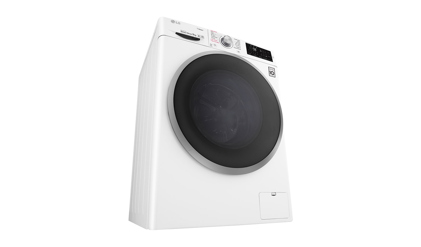 LG Lave-linge 9 KG | Steam™ | 6 Motion Direct Drive™ | A+++(-30%) | Smart Diagnosis™ | Moteur Direct Drive™ garanti 10 ans, LG F94J61WHS