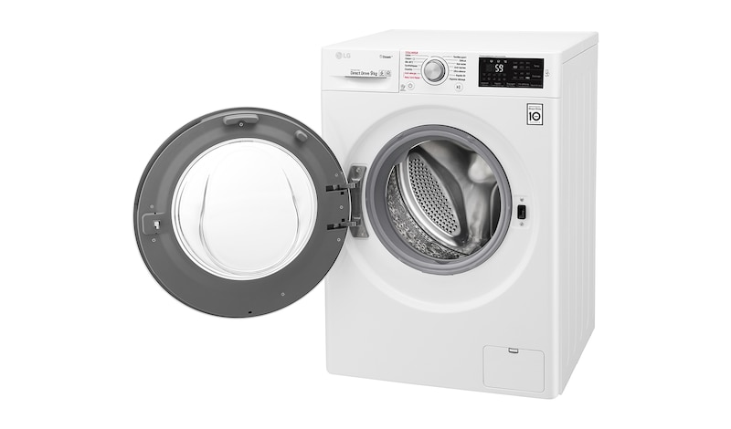 LG Lave-linge 9 KG | Steam™ | 6 Motion Direct Drive™ | A+++(-30%) | Smart Diagnosis™ | Moteur Direct Drive™ garanti 10 ans, LG F94J61WHS