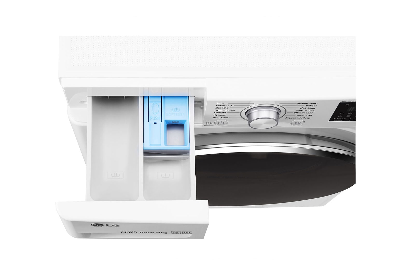 LG Lave-linge 9KG | 6 Motion Direct Drive™ | Moteur Direct Drive™ garanti 10 ans | A+++(-30%), LG F94J62WH