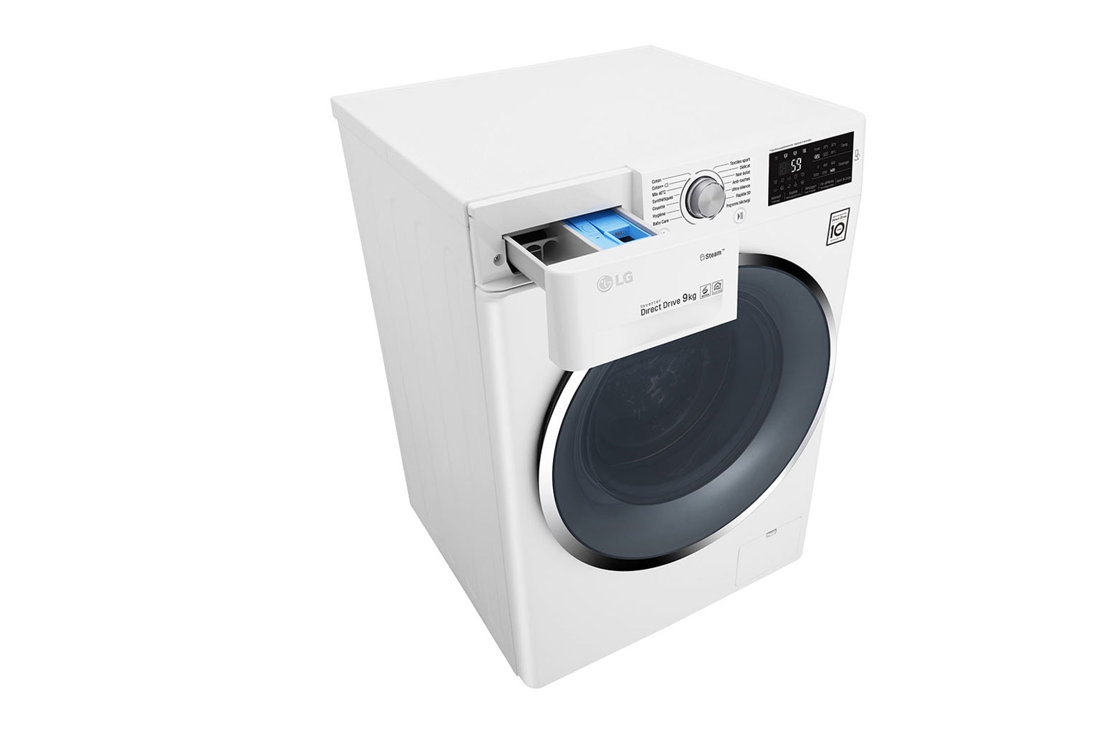 LG Lave-linge 9KG | 6 Motion Direct Drive™ | Moteur Direct Drive™ garanti 10 ans | A+++(-30%), LG F94J62WH