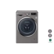 Vue avant de Lave-Linge 9KG | TurboWash™ | Steam   | Wi-Fi | 6 Motion Direct Drive™ | A&#43;&#43;&#43;-30% | Smart Diagnosis™ | Moteur Direct Drive™  garanti 10 ans | Compatible TWINWash™ Mini LG F94J72STST