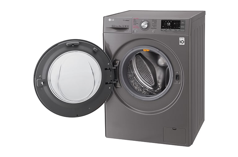 LG Lave-linge 9 KG | Steam™ | Wi-Fi | 6 Motion Direct Drive™ | A+++(-30%) | Smart Diagnosis™ | Moteur Direct Drive™ garanti 10 ans, LG F94J82STS
