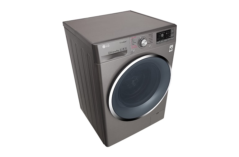 LG Lave-linge 9 KG | Steam™ | Wi-Fi | 6 Motion Direct Drive™ | A+++(-30%) | Smart Diagnosis™ | Moteur Direct Drive™ garanti 10 ans, LG F94J82STS