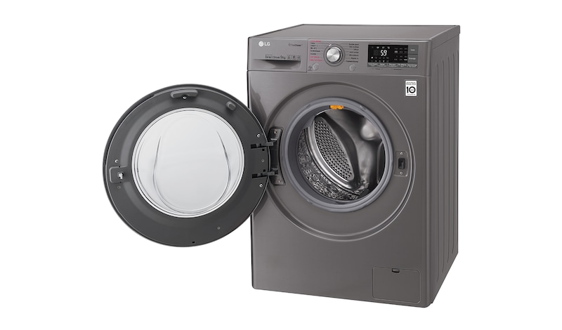 LG Lave-linge 9 KG | Steam™ | Wi-Fi | 6 Motion Direct Drive™ | A+++(-30%) | Smart Diagnosis™ | Moteur Direct Drive™ garanti 10 ans, LG F94J82STS