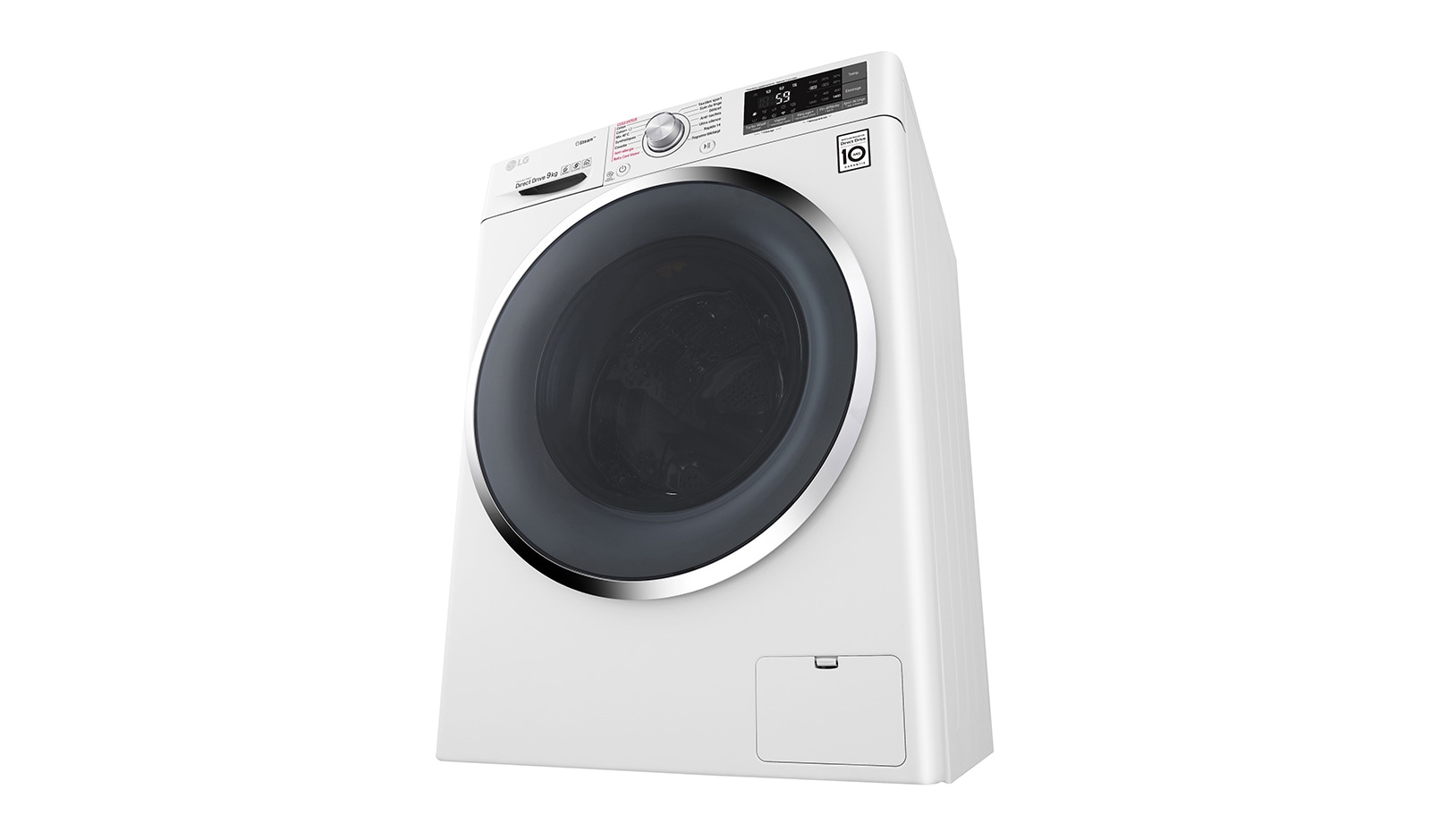 LG Lave-linge 9 KG | TrueSteam™ | Wi-Fi | 6 Motion Direct Drive™ | A+++(-30%) | Smart Diagnosis™ | Moteur Direct Drive™ garanti 10 ans, LG F94J82WHS