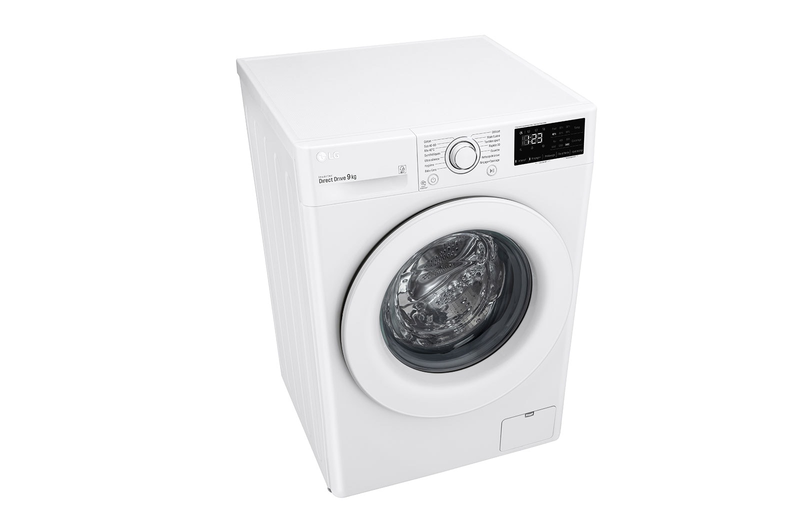 LG Lave-linge 9 kg - 59L | AI Direct Drive™ | Moteur Direct Drive™ garanti 10 ans | D, LG F94N23WH