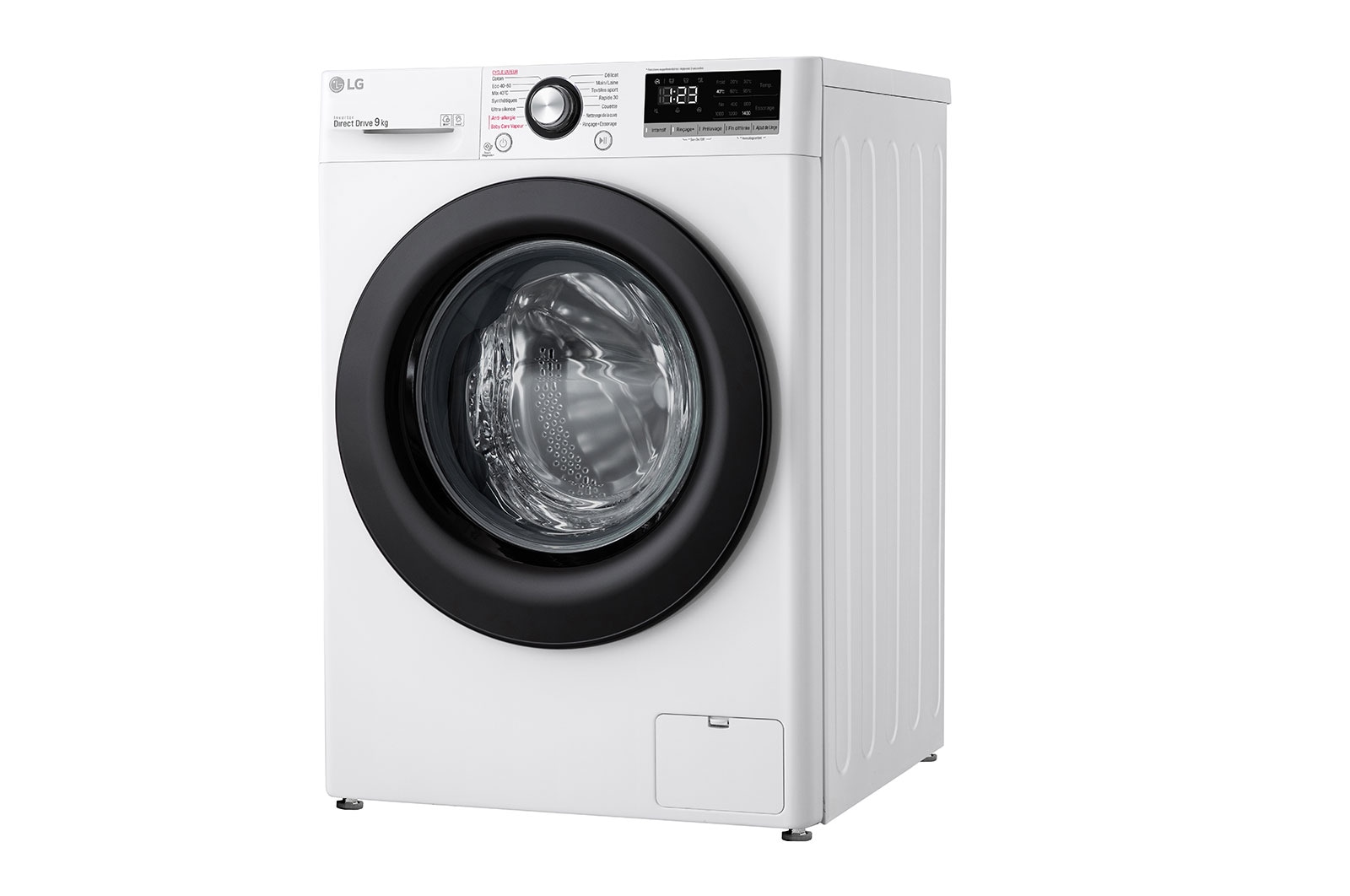 LG Lave-linge 9 KG - 59L | AI Direct Drive™ | Moteur Direct Drive™ garanti 10 ans |  6 Motion™ | Steam™ | 75/52dB | D, LG F94N25WHS