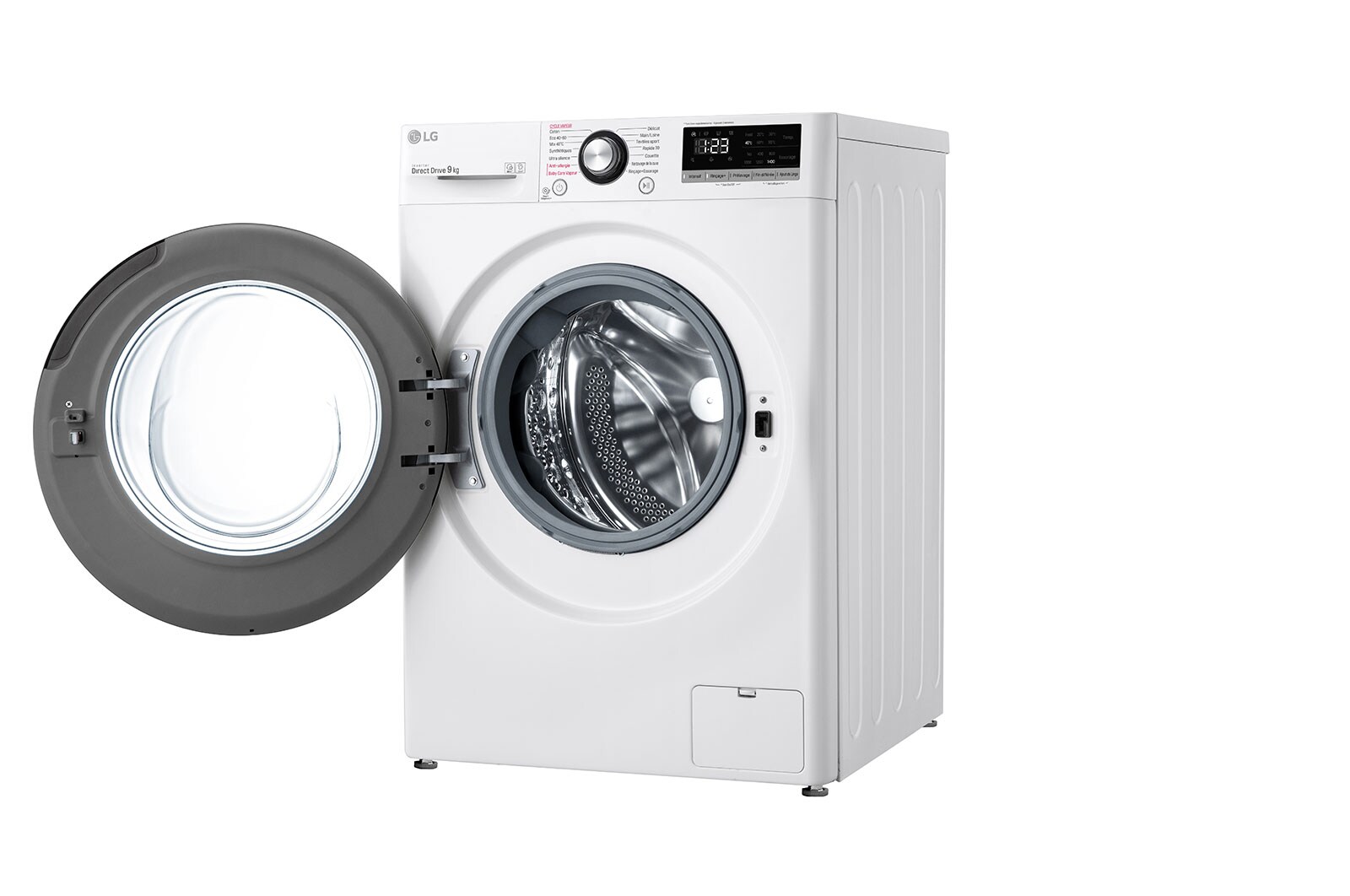 LG Lave-linge 9 KG - 59L | AI Direct Drive™ | Moteur Direct Drive™ garanti 10 ans |  6 Motion™ | Steam™ | 75/52dB | D, LG F94N25WHS