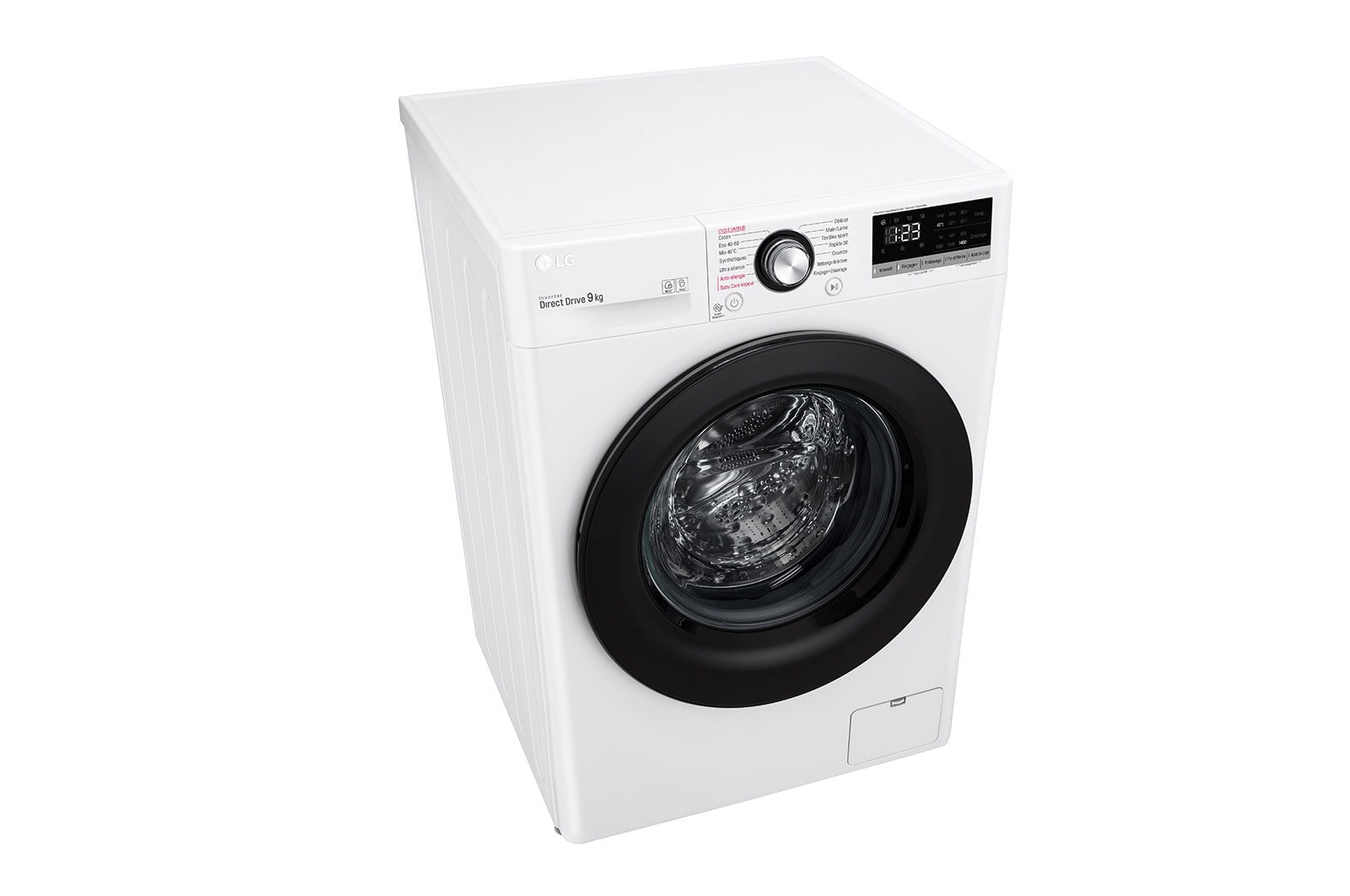 LG Lave-linge 9 KG - 59L | AI Direct Drive™ | Moteur Direct Drive™ garanti 10 ans |  6 Motion™ | Steam™ | 75/52dB | D, LG F94N25WHS