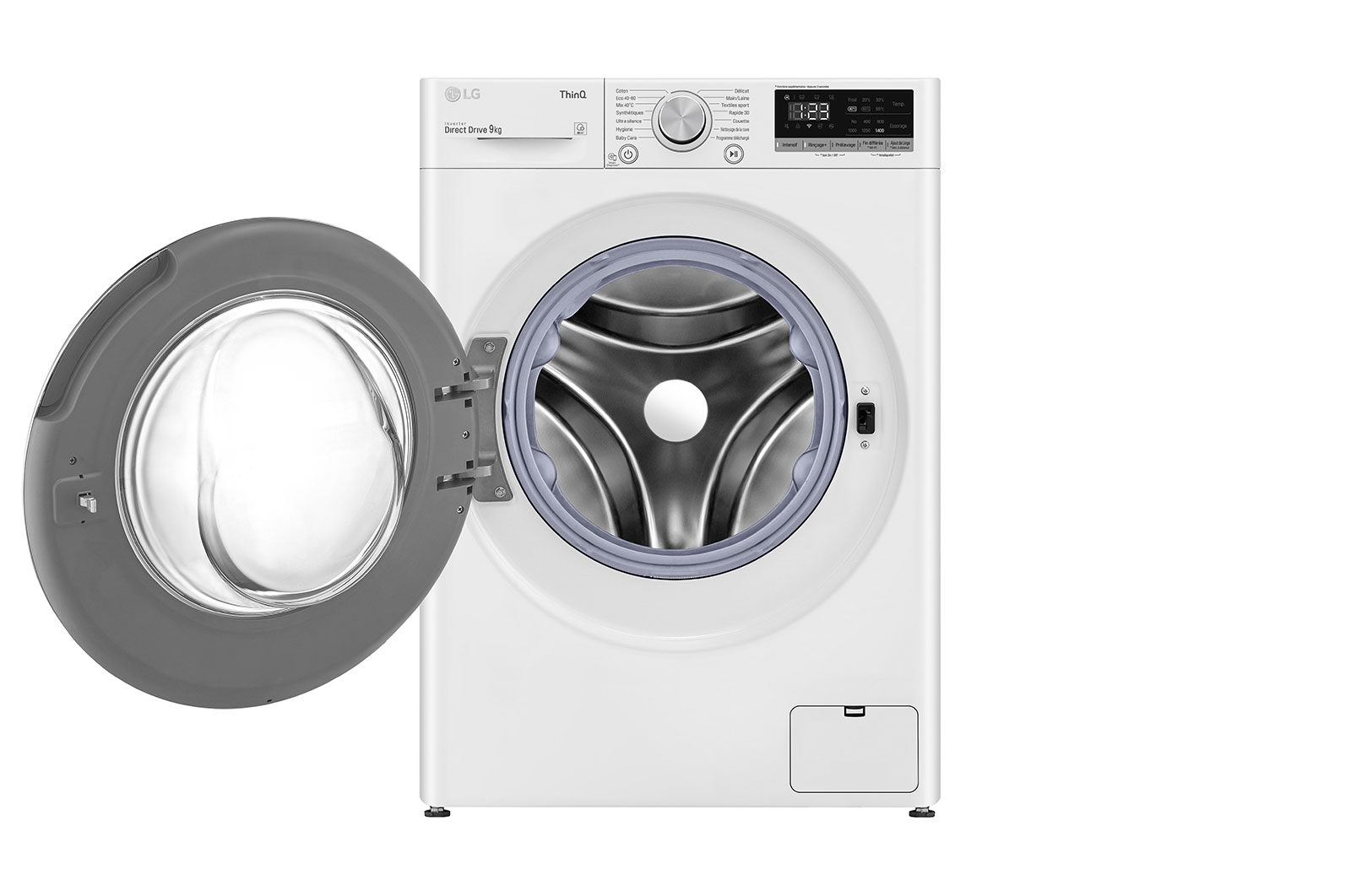 LG Lave-linge 9 KG - 59L | AI Direct Drive™ | Moteur Direct Drive™ garanti 10 ans |  6 Motion™ | Synchronisation via WIFI | 52/75dB | D, LG F94N40WH