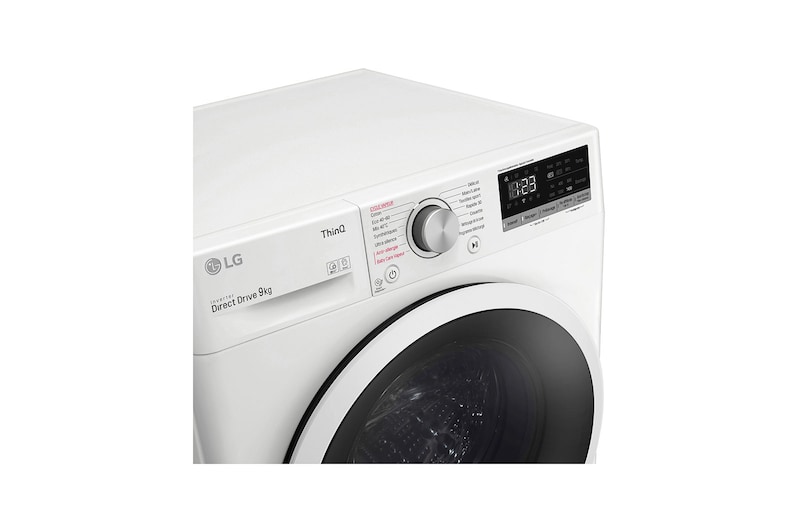 LG Lave-linge 9 KG - 59L | AI Direct Drive™ | Moteur Direct Drive™ garanti 10 ans |  6 Motion™ | Steam™ | 52/75dB | D, LG F94N4TWHS