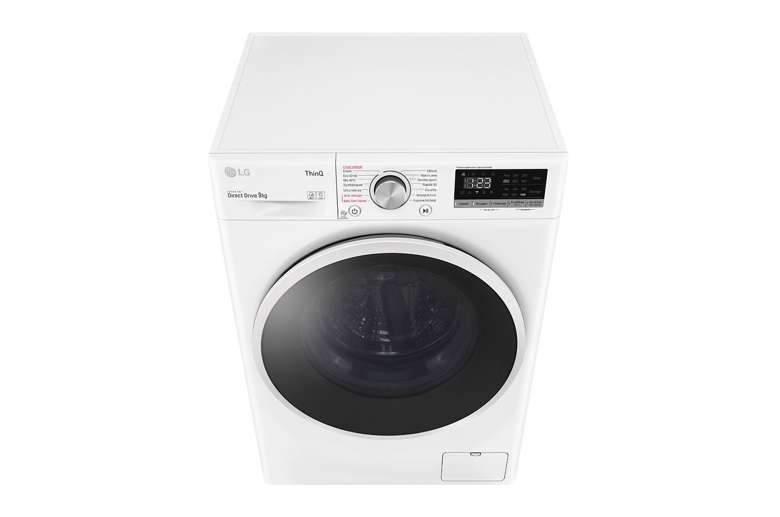 LG Lave-linge 9 KG - 59L | AI Direct Drive™ | Moteur Direct Drive™ garanti 10 ans |  6 Motion™ | Steam™ | 52/75dB | D, LG F94N4TWHS