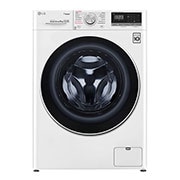 Vue avant de Lave-linge 9 KG | 6 Motion Direct Drive™ | Moteur Direct Drive™ garanti 10 ans | AI DD | Steam | 52/75dB LG F94N51WHSB