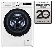 Vue avant de Lave-linge 9kg - 68L | AI Direct Drive™ | Grand tambour | Moteur Direct Drive™ garanti 10 ans LG F94R50WHS