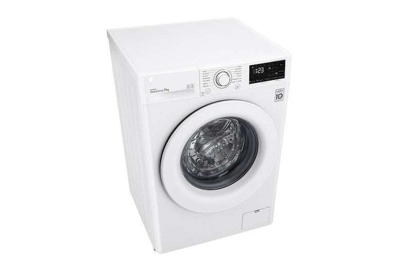 LG Lave-linge 9 kg - 68L | AI Direct Drive™ | Moteur Direct Drive™ garanti 10 ans, LG F94V33WH