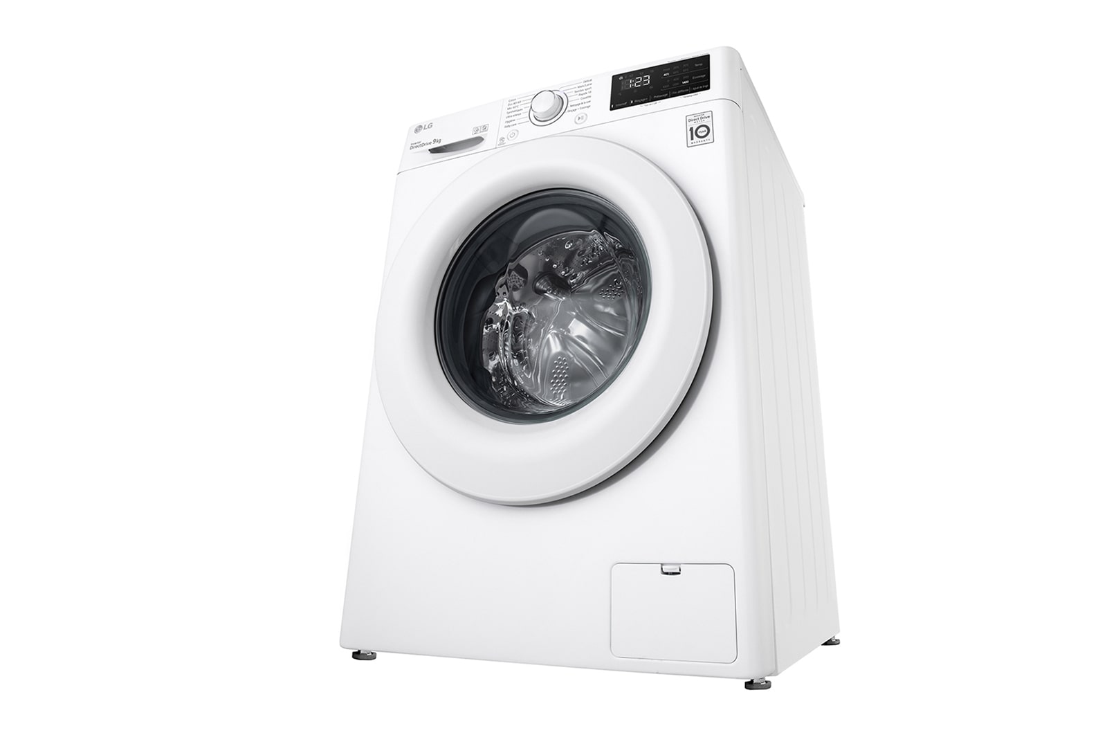 LG Lave-linge 9 kg - 68L | AI Direct Drive™ | Moteur Direct Drive™ garanti 10 ans, LG F94V33WH