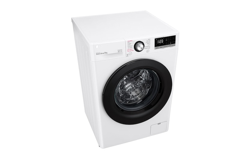 LG Lave-linge 9 kg - 68L | AI Direct Drive™ | Moteur Direct Drive™ garanti 10 ans, LG F94V35WHS