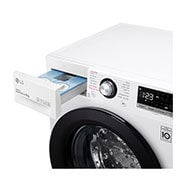 LG Lave-linge 9kg - 68L | Moteur intelligent AI Direct Drive™ garanti 10 ans | Dosage automatique ezDispense™, LG F94V35WHSA