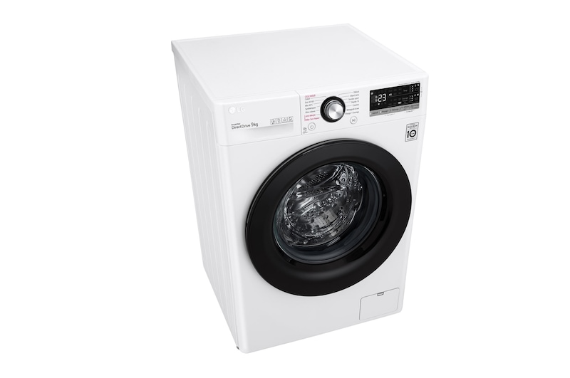 LG Lave-linge 9kg - 68L | Moteur intelligent AI Direct Drive™ garanti 10 ans | Dosage automatique ezDispense™, LG F94V35WHSA