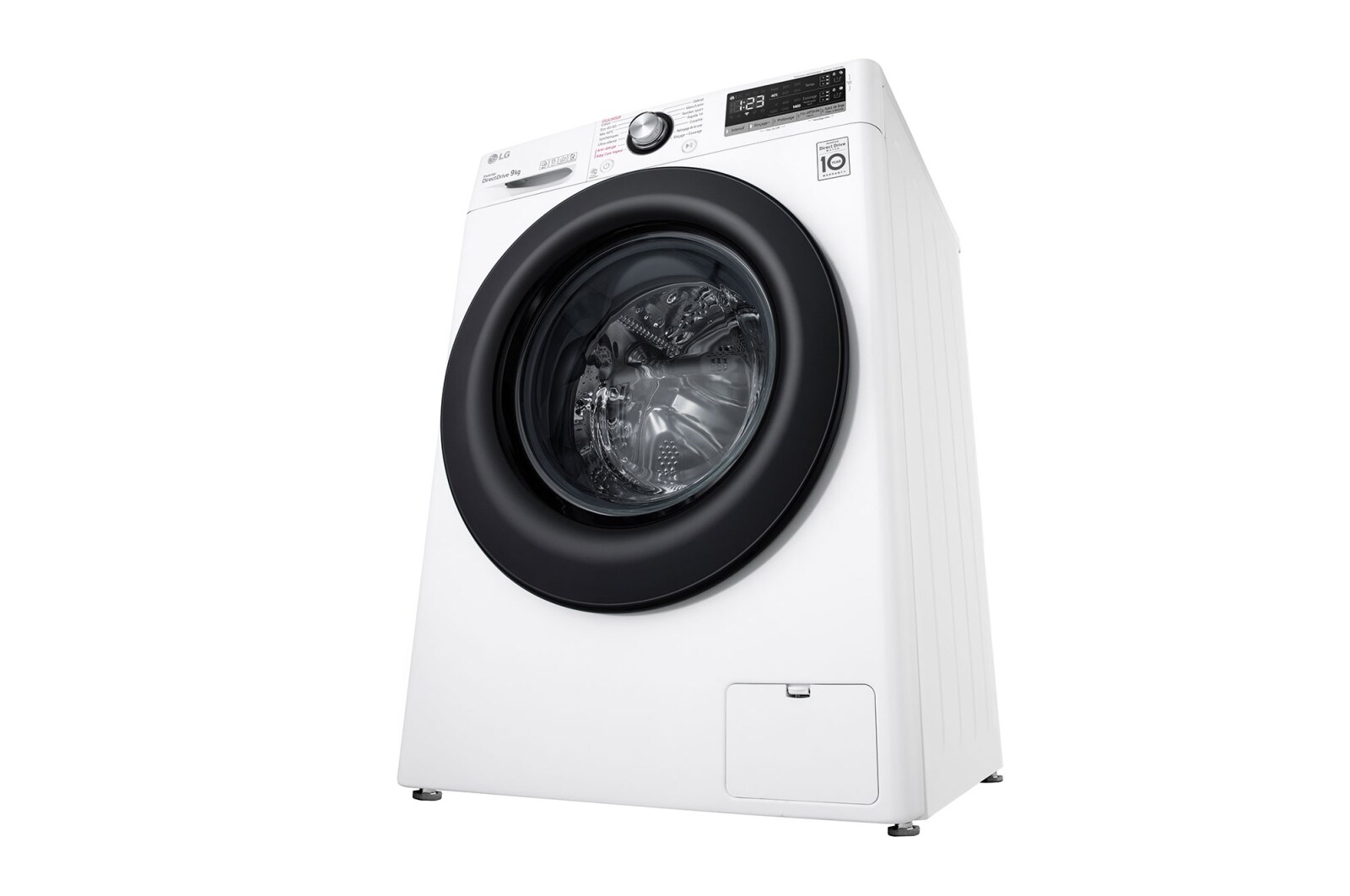 LG Lave-linge 9kg - 68L | Moteur intelligent AI Direct Drive™ garanti 10 ans | Dosage automatique ezDispense™, LG F94V35WHSA
