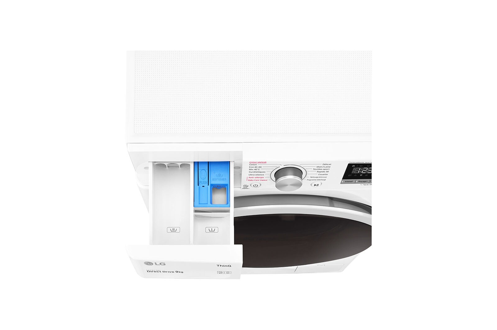 LG  Lave-linge 9 kg - 68L | AI Direct Drive™ | Moteur Direct Drive™ garanti 10 ans, LG F94V36WHS