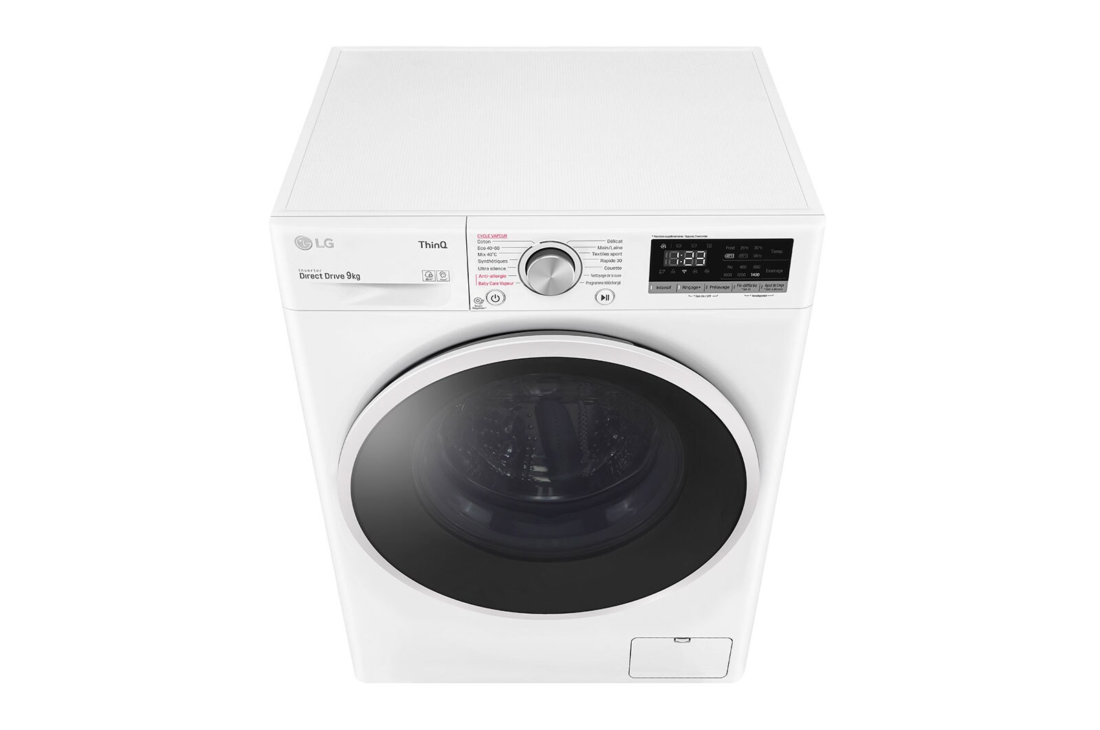 LG  Lave-linge 9 kg - 68L | AI Direct Drive™ | Moteur Direct Drive™ garanti 10 ans, LG F94V36WHS