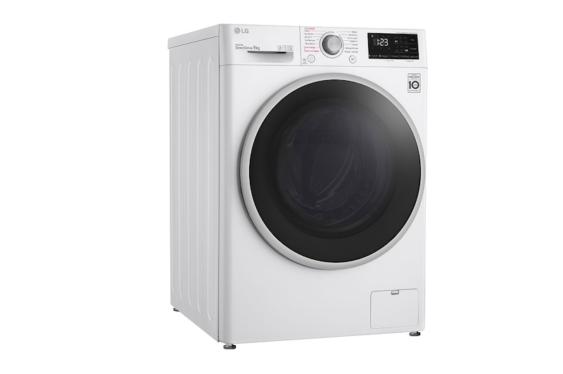 LG Lave-linge 9 kg - 68L | AI Direct Drive™ | Moteur Direct Drive™ garanti 10 ans, LG F94V37WHS
