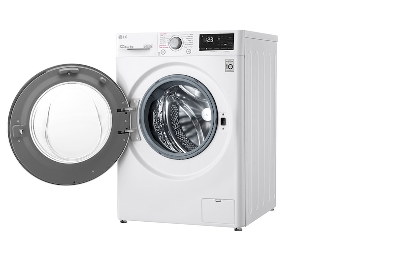 LG Lave-linge 9 kg - 68L | AI Direct Drive™ | Moteur Direct Drive™ garanti 10 ans, LG F94V37WHS