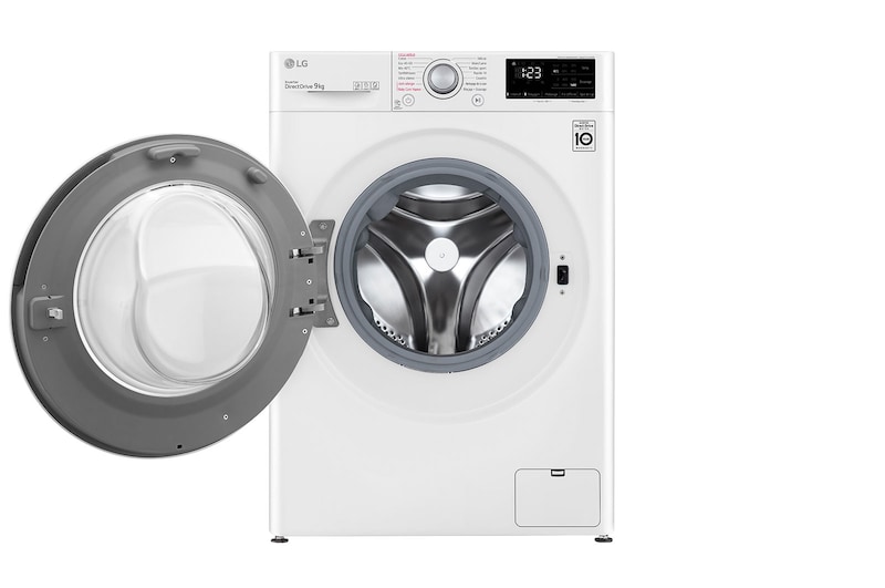 LG Lave-linge 9 kg - 68L | AI Direct Drive™ | Moteur Direct Drive™ garanti 10 ans, LG F94V37WHS