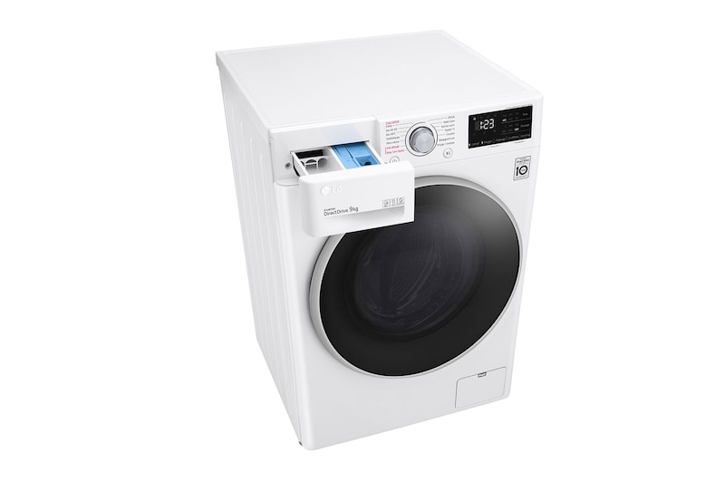 LG Lave-linge 9 kg - 68L | AI Direct Drive™ | Moteur Direct Drive™ garanti 10 ans, LG F94V37WHS