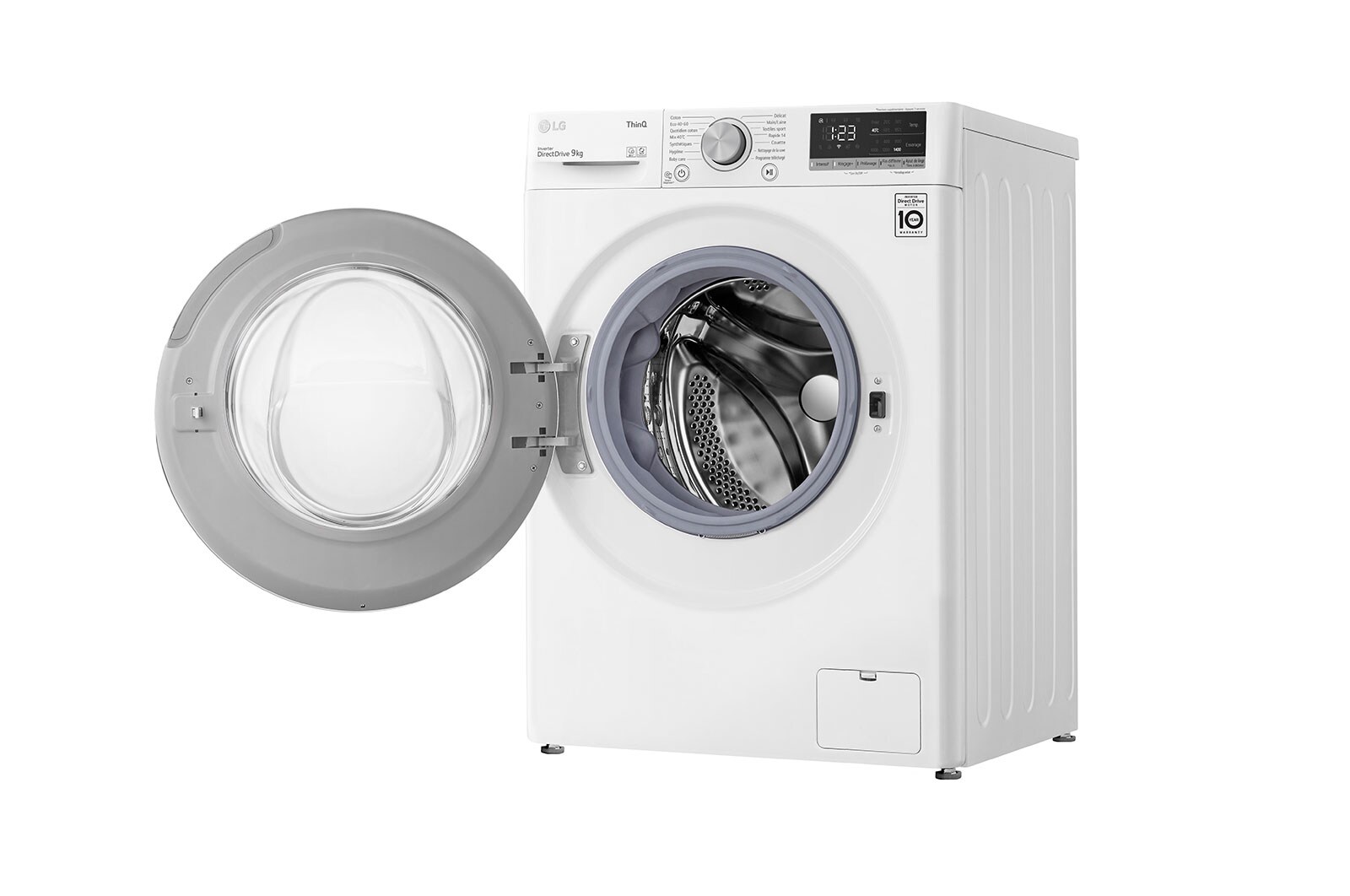 LG Lave-linge 9 kg - 68L | AI Direct Drive™ | Moteur Direct Drive™ garanti 10 ans, LG F94V40WH