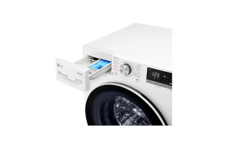 LG  Lave-linge 9 kg - 68L | AI Direct Drive™ | Moteur Direct Drive™ garanti 10 ans, LG F94V40WHS