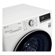 LG Lave-linge 9 kg - 68L | AI Direct Drive™ | Moteur Direct Drive™ garanti 10 ans, LG F94V41WH