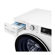 LG Lave-linge 9 kg - 68L | AI Direct Drive™ | Dosage automatique | Moteur Direct Drive™ garanti 10 ans, LG F94V51WHSA