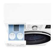 LG Lave-linge 9 kg - 68L | AI Direct Drive™ | Dosage automatique | Moteur Direct Drive™ garanti 10 ans, LG F94V51WHSA
