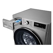 LG Lave-linge 9 KG - 68L | AI Direct Drive™ | Moteur Direct Drive™ garanti 10 ans | TurboWash™ | 6 Motion™ | Steam™ | 54/71dB | B, LG F94V52IXS
