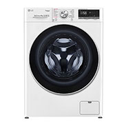Vue avant de Lave-linge 9 KG - 68L | 6 Motion Direct Drive™ | Moteur Direct Drive™ garanti 10 ans | AI DD | Steam &#43; | 54/71dB | A&#43;&#43;&#43;(-40%)  LG F94V71WHS