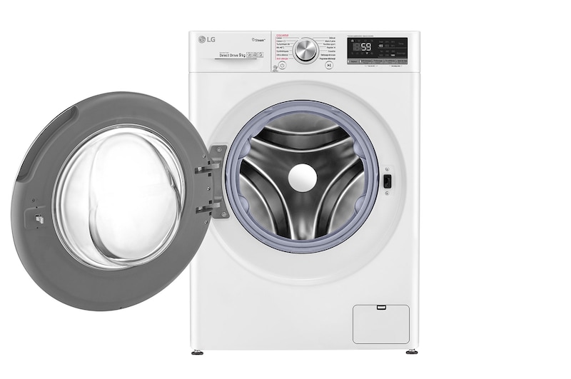 LG Lave-linge 9 KG - 68L | 6 Motion Direct Drive™ | Moteur Direct Drive™ garanti 10 ans | AI DD | Steam + | 54/71dB | A+++(-40%) , LG F94V71WHS