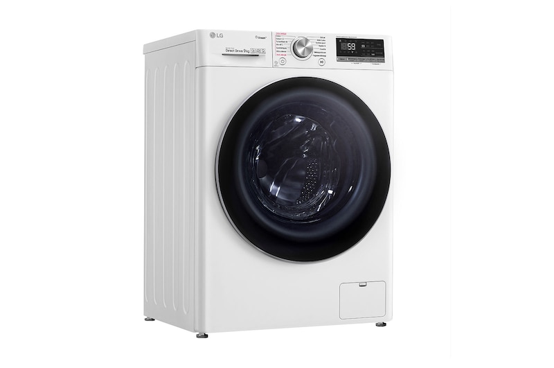 LG Lave-linge 9 KG - 68L | 6 Motion Direct Drive™ | Moteur Direct Drive™ garanti 10 ans | AI DD | Steam + | 54/71dB | A+++(-40%) , LG F94V71WHS