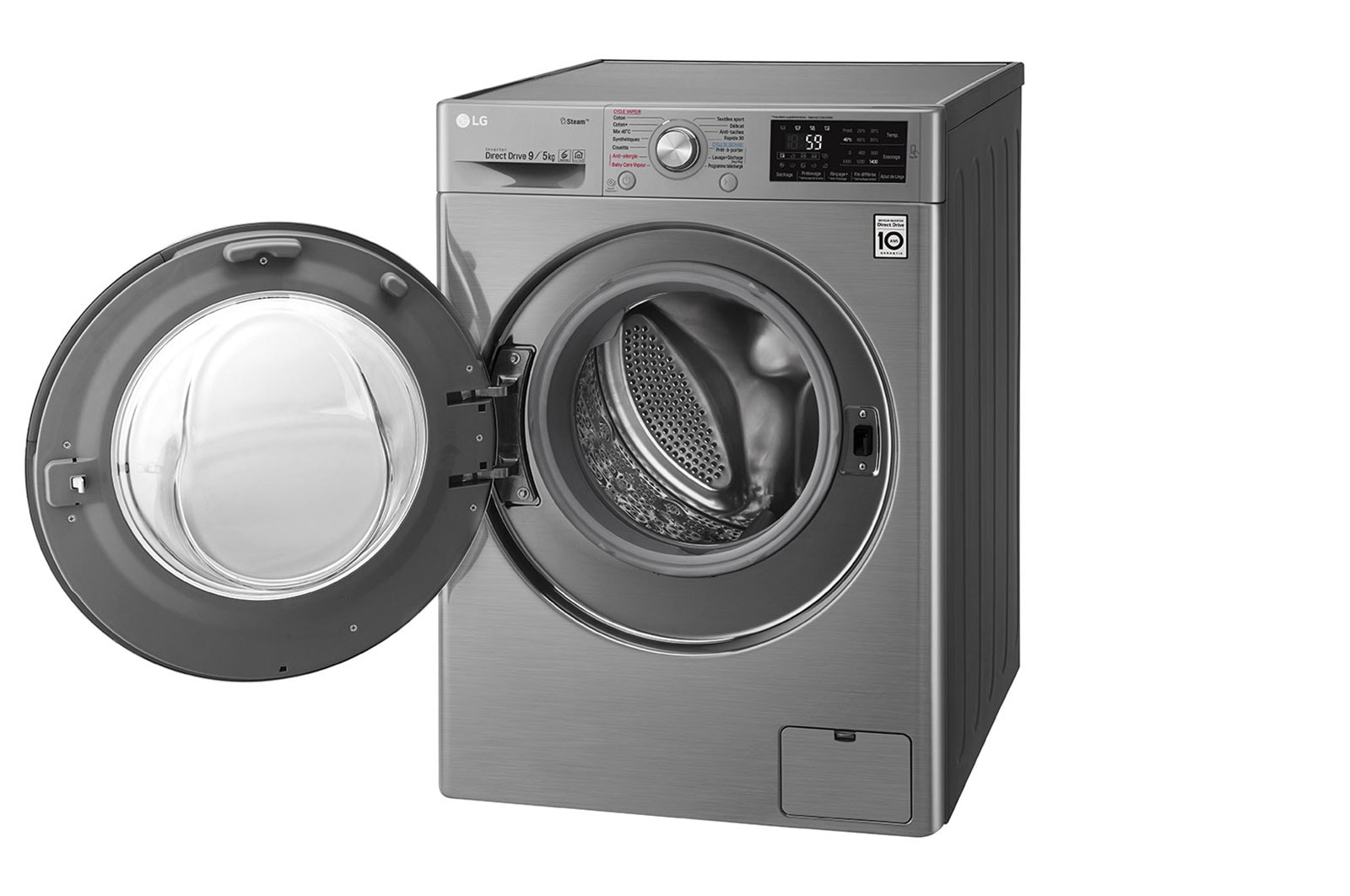 LG Lavante-séchante 9/5KG | 6 Motion Direct Drive™ | Moteur Direct Drive™ garanti 10 ans |  A, LG F954J62IXS