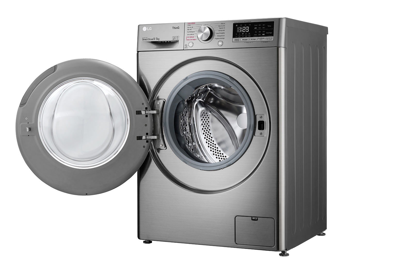 LG Lavante-séchante 9/5 kg - 59L | AI Direct Drive™ | Smart Diagnosis™  I Moteur Direct Drive™ garanti 10 ans, LG F954N42IXRS