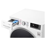 LG Lavante-séchante 9/6 KG | TrueSteam™ | EcoHybrid | 6 Motion Direct Drive™ | Wi-Fi | Smart Diagnosis™ | Moteur Direct Drive™ garanti 10 ans, LG F964J71WRH