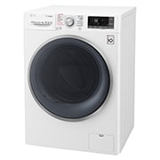 LG Lavante-séchante 9/6 KG | TrueSteam™ | EcoHybrid | 6 Motion Direct Drive™ | Wi-Fi | Smart Diagnosis™ | Moteur Direct Drive™ garanti 10 ans, LG F964J71WRH
