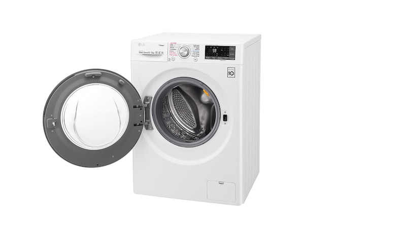 LG Lavante-séchante 9/6 KG | TrueSteam™ | EcoHybrid | 6 Motion Direct Drive™ | Wi-Fi | Smart Diagnosis™ | Moteur Direct Drive™ garanti 10 ans , LG F964J72WRH
