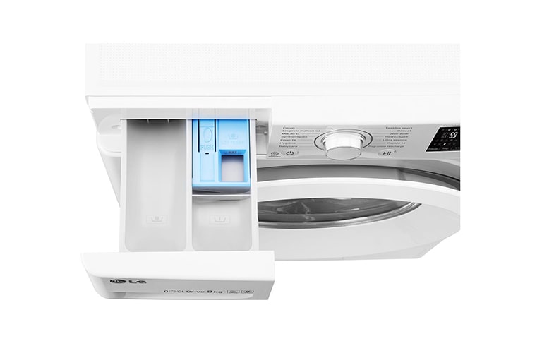 LG Lave-Linge 9KG  |1200 tours | 6 Motion Direct Drive™ | Smart Diagnosis™ | Moteur Direct Drive™ – Garanti 10 ans , LG FH2U2VFN3