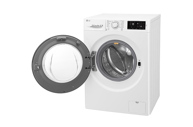 LG Lave-Linge 9KG  |1200 tours | 6 Motion Direct Drive™ | Smart Diagnosis™ | Moteur Direct Drive™ – Garanti 10 ans , LG FH2U2VFN3