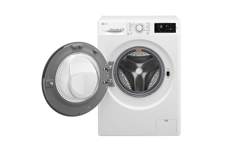LG Lave-Linge 9KG  |1200 tours | 6 Motion Direct Drive™ | Smart Diagnosis™ | Moteur Direct Drive™ – Garanti 10 ans , LG FH2U2VFN3