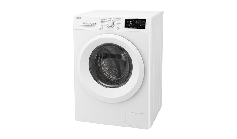 LG Lave-Linge 9KG  |1400 tours | Turbo Wash™ |  6 Motion Direct Drive™ | Smart Diagnosis™ | Moteur Direct Drive™ – Garanti 10 ans , LG FH4U2VFN3